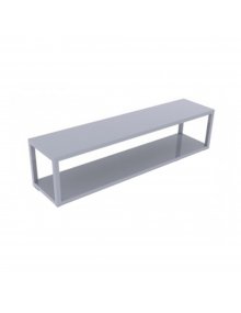 Kệ inox phẳng 2 tầng để bàn