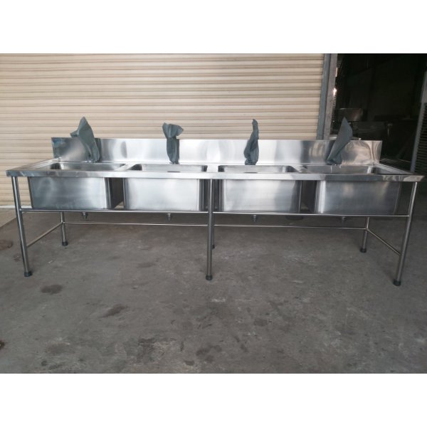 Bồn 4 ô inox