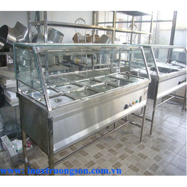 Quầy hâm nóng thức ăn inox